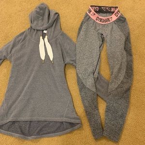 Gymshark Flex Leggings + Old Navy Active Sweater